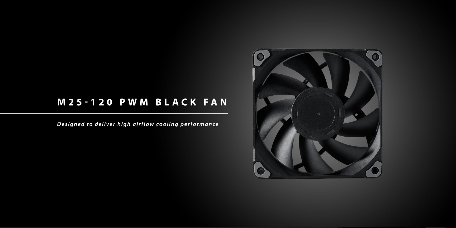 Phanteks M25-120 Fan, High-Airflow Radiator Performance, PWM Control Up ...